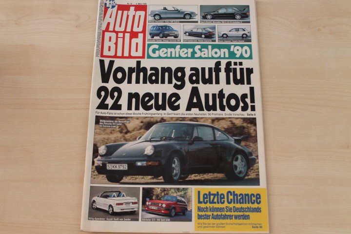 Deckblatt Auto Bild (10/1990)